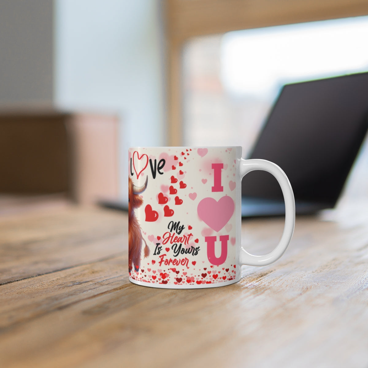 My Heart Is Yours Forever Love Message Mug