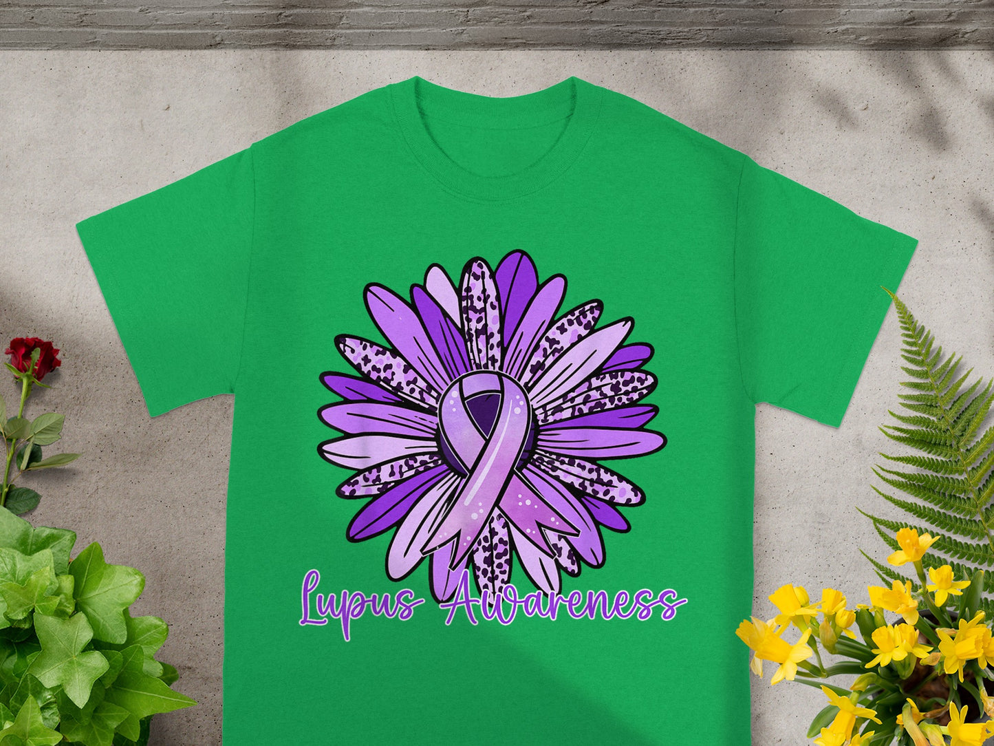 Lupus Awareness Purple Ribbon Design T-shirt product