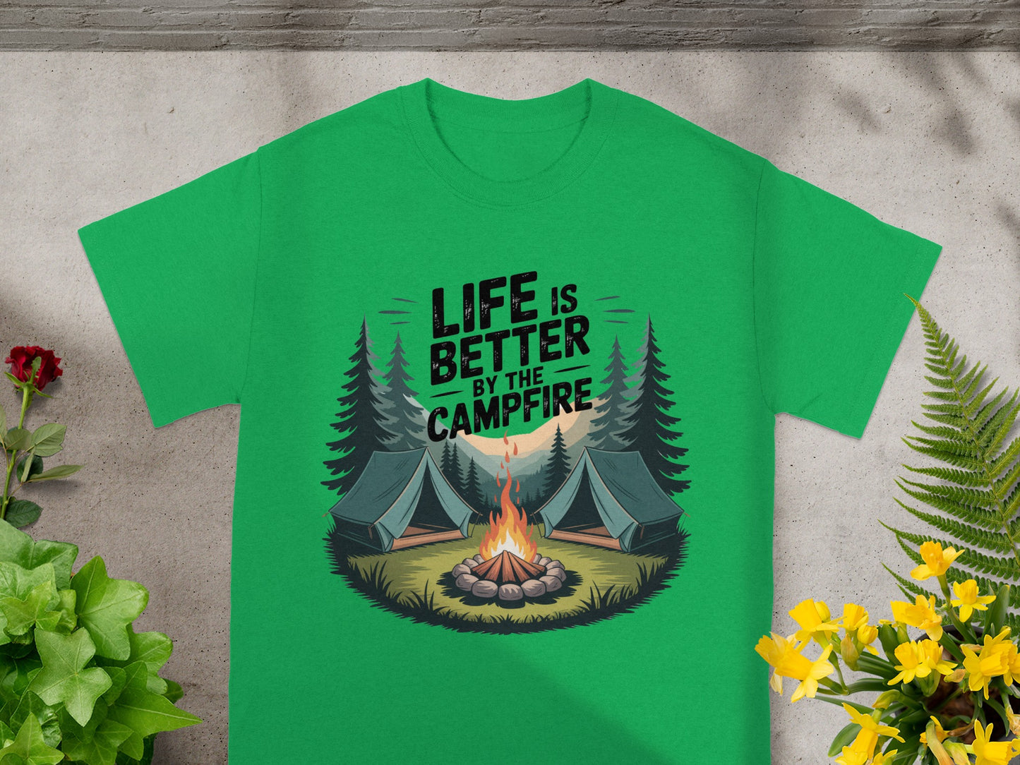 Life is Better by the Campfire Graphic T-Shirt