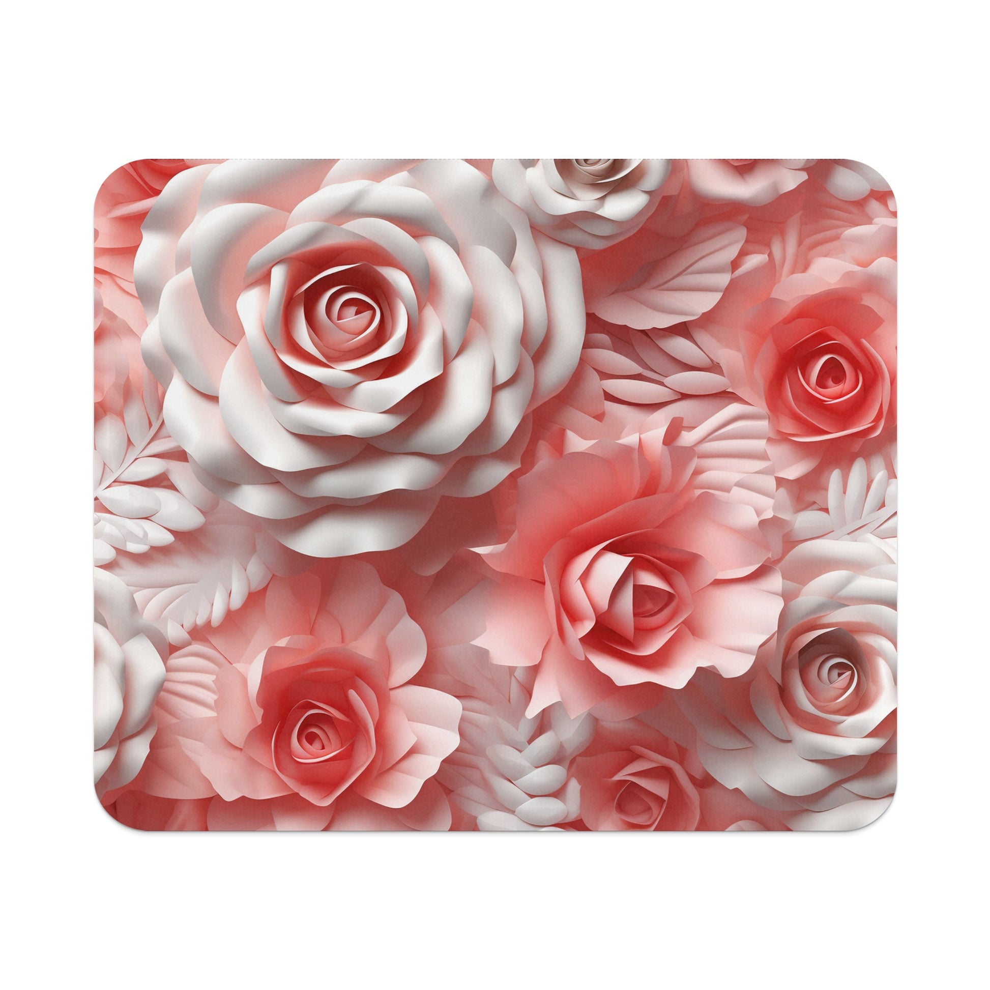 Elegant 3D Pink and White Roses Design product