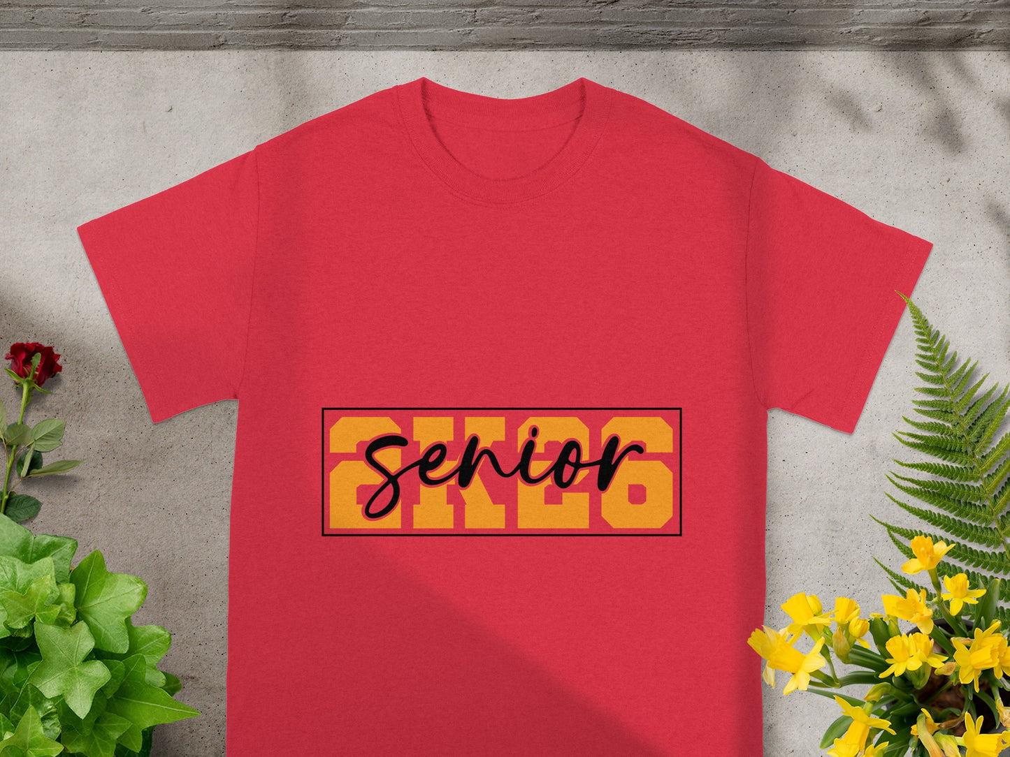 Stylish Senior 2026 Themed Graphic T-shirt