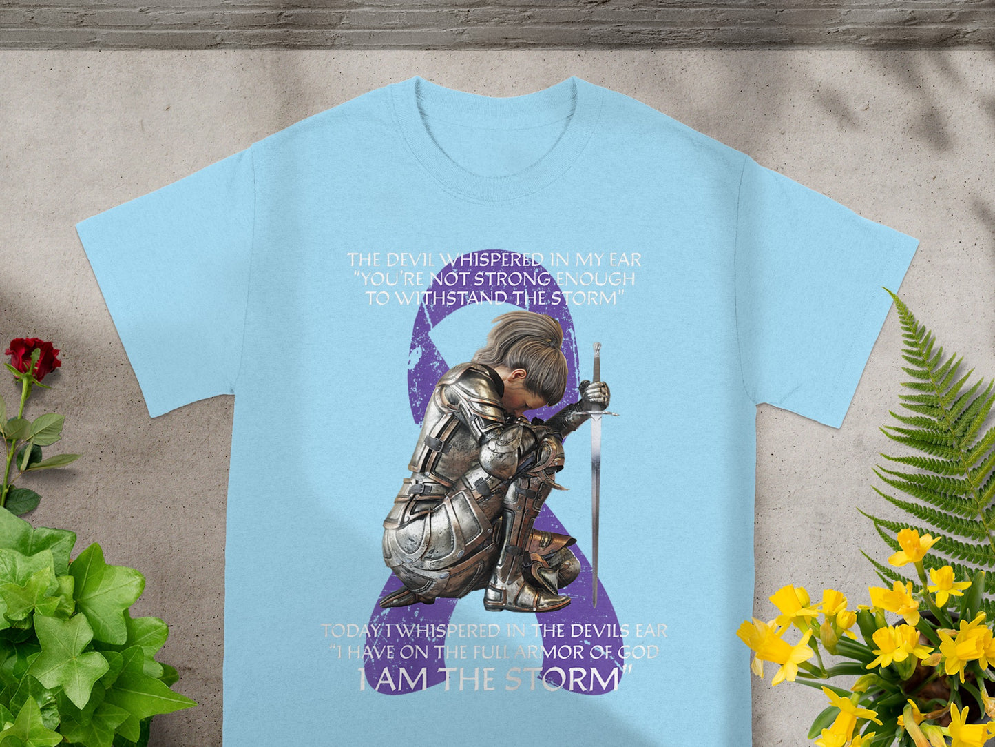 I Am The Storm Inspirational Quote T-Shirt for Motivation