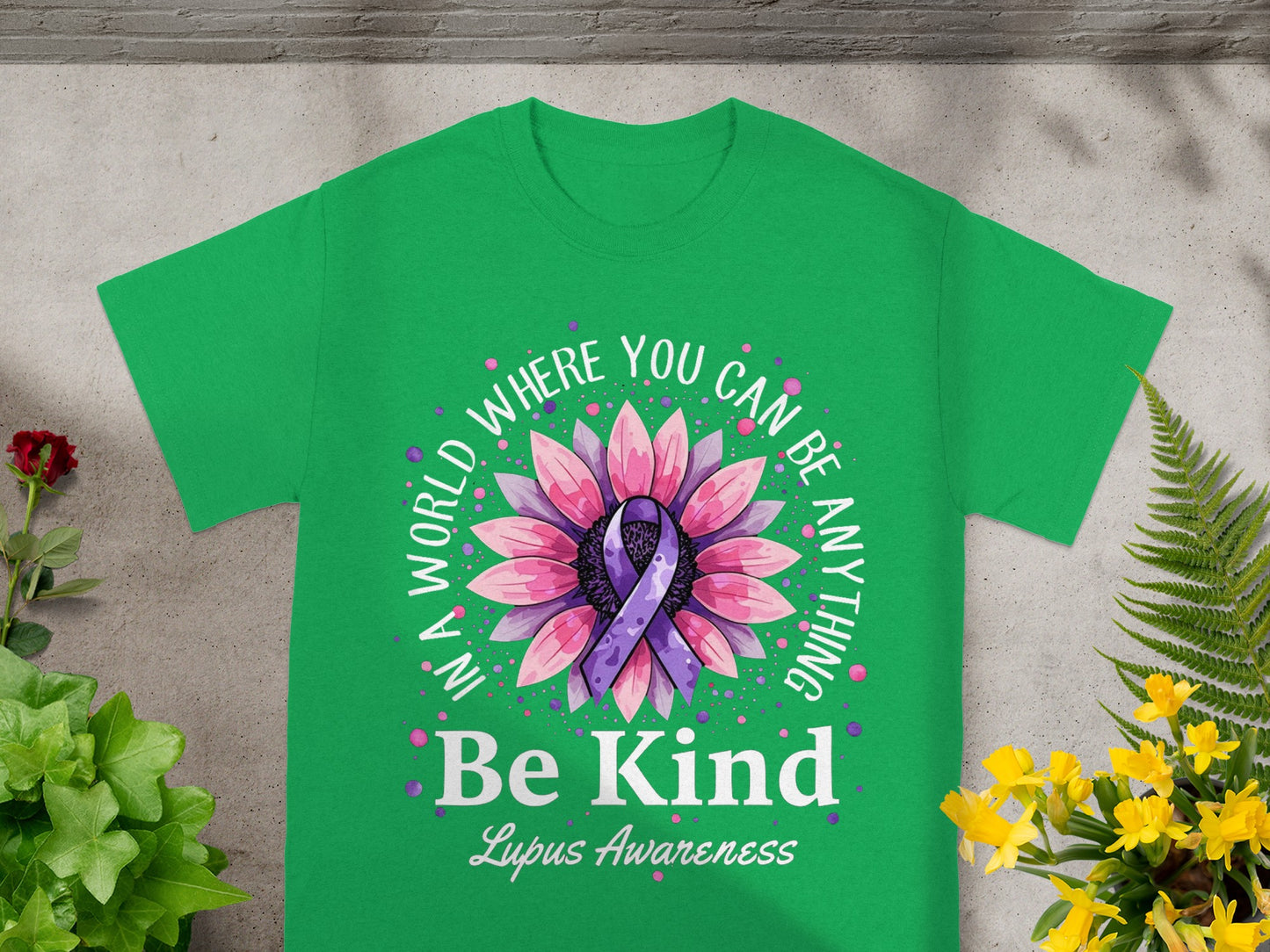 Be Kind Lupus Awareness Inspirational T-shirt