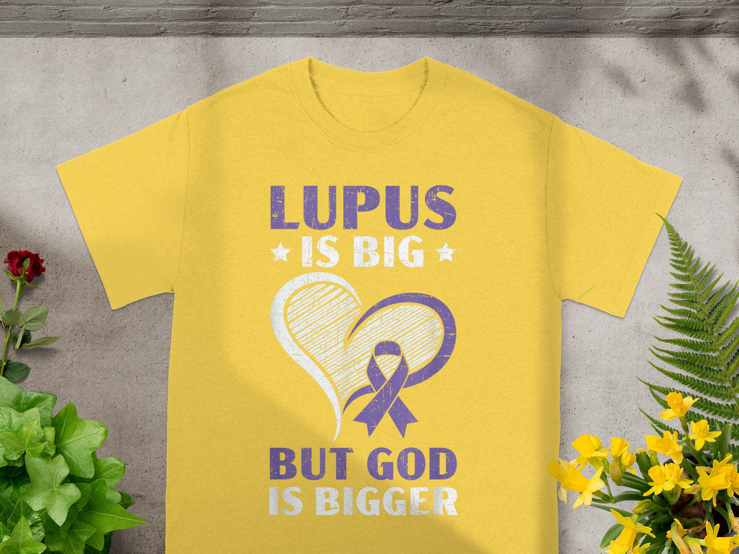 Lupus Is Big But God Is Bigger Inspirational Shirt