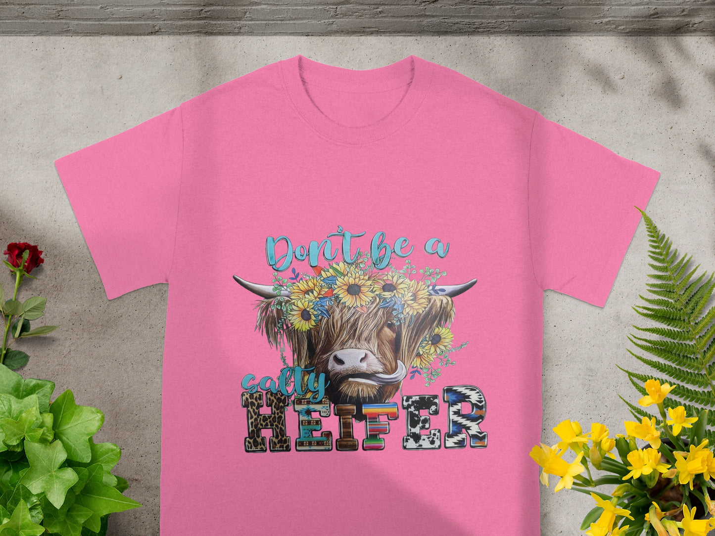 Don't Be a Salty Heifer Graphic T-Shirt