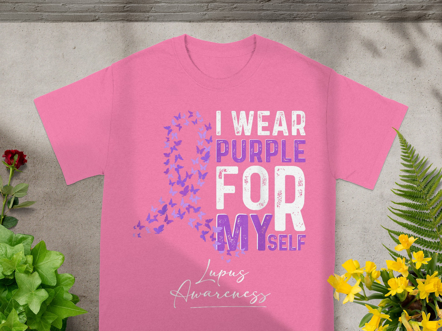 I Wear Purple for Myself Lupus Awareness Shirt