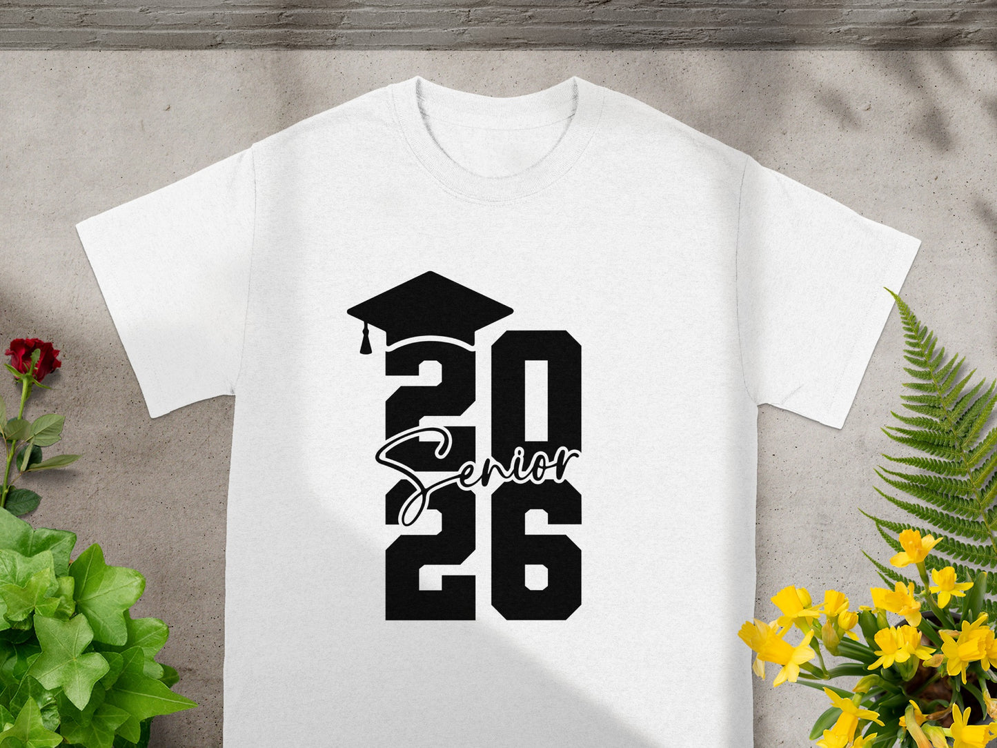 2026 Senior Graduation Shirt with Cap Design Gift Idea