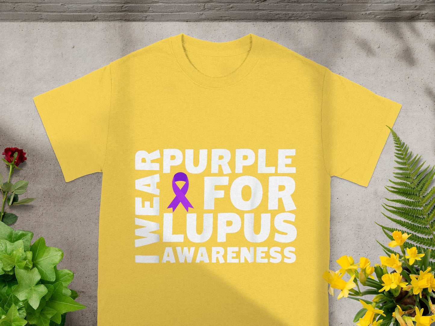 I Wear Purple for Lupus Awareness T-shirt