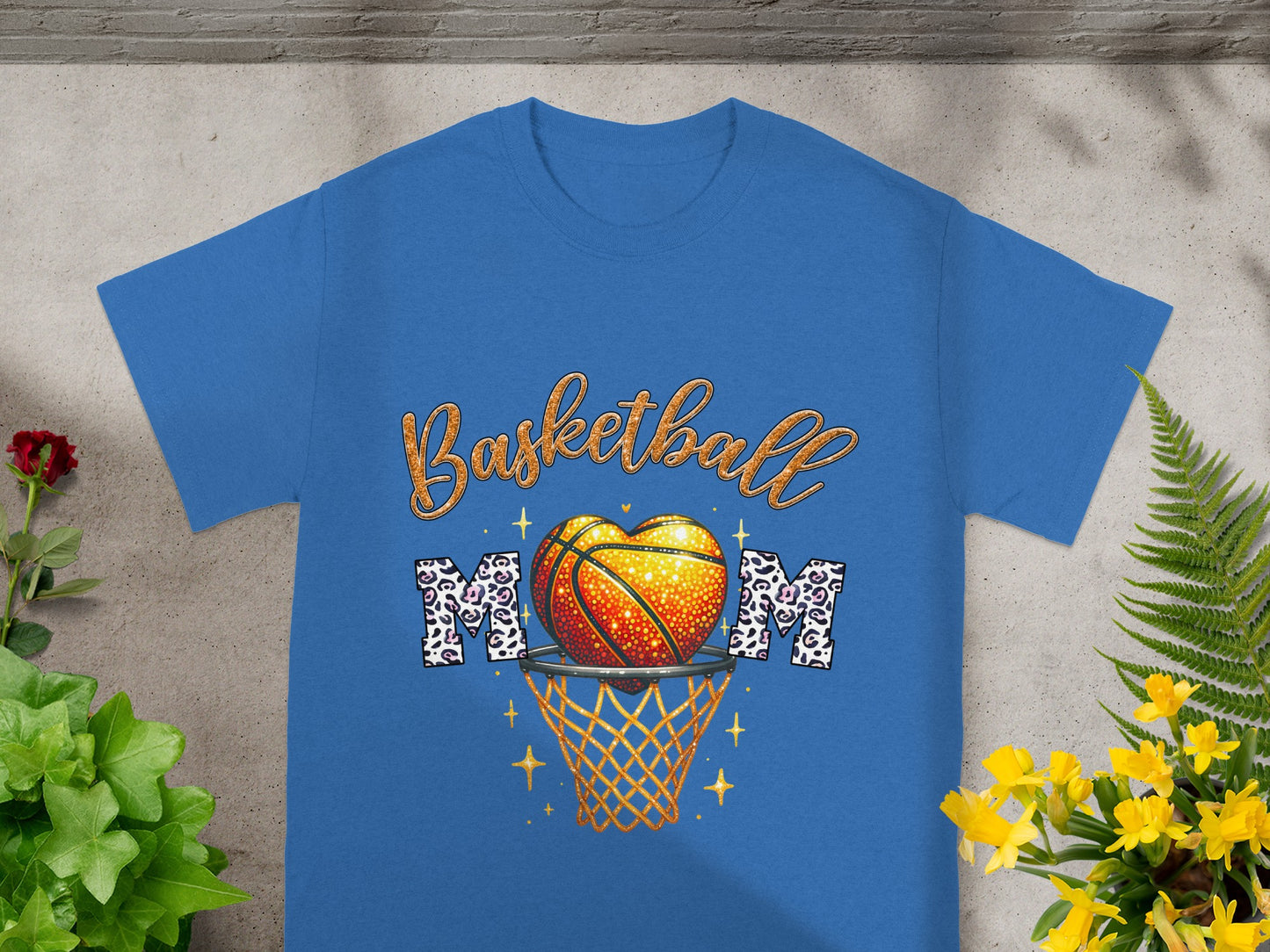 Basketball Mom Graphic T-Shirt for Sports Fans