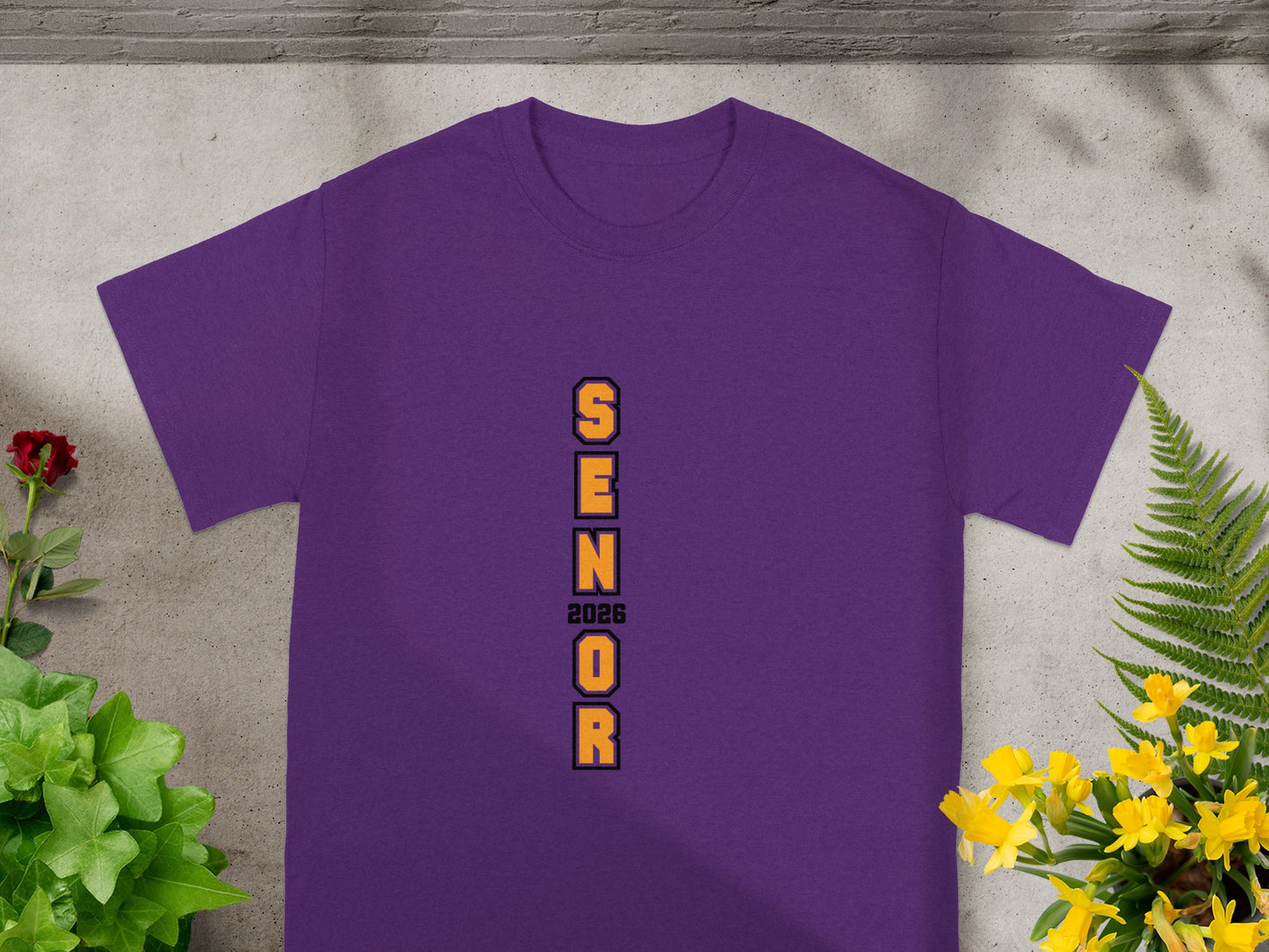 Class of 2026 Senior Vertical Design T-shirt