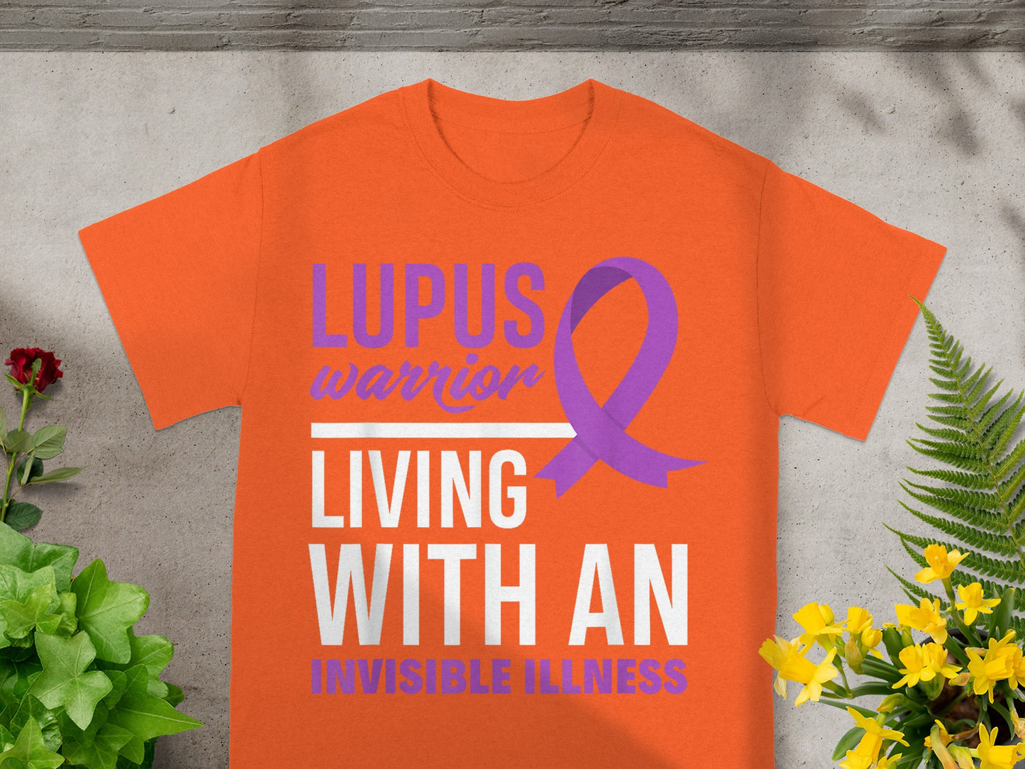 Lupus Warrior Living with an Invisible Illness Shirt