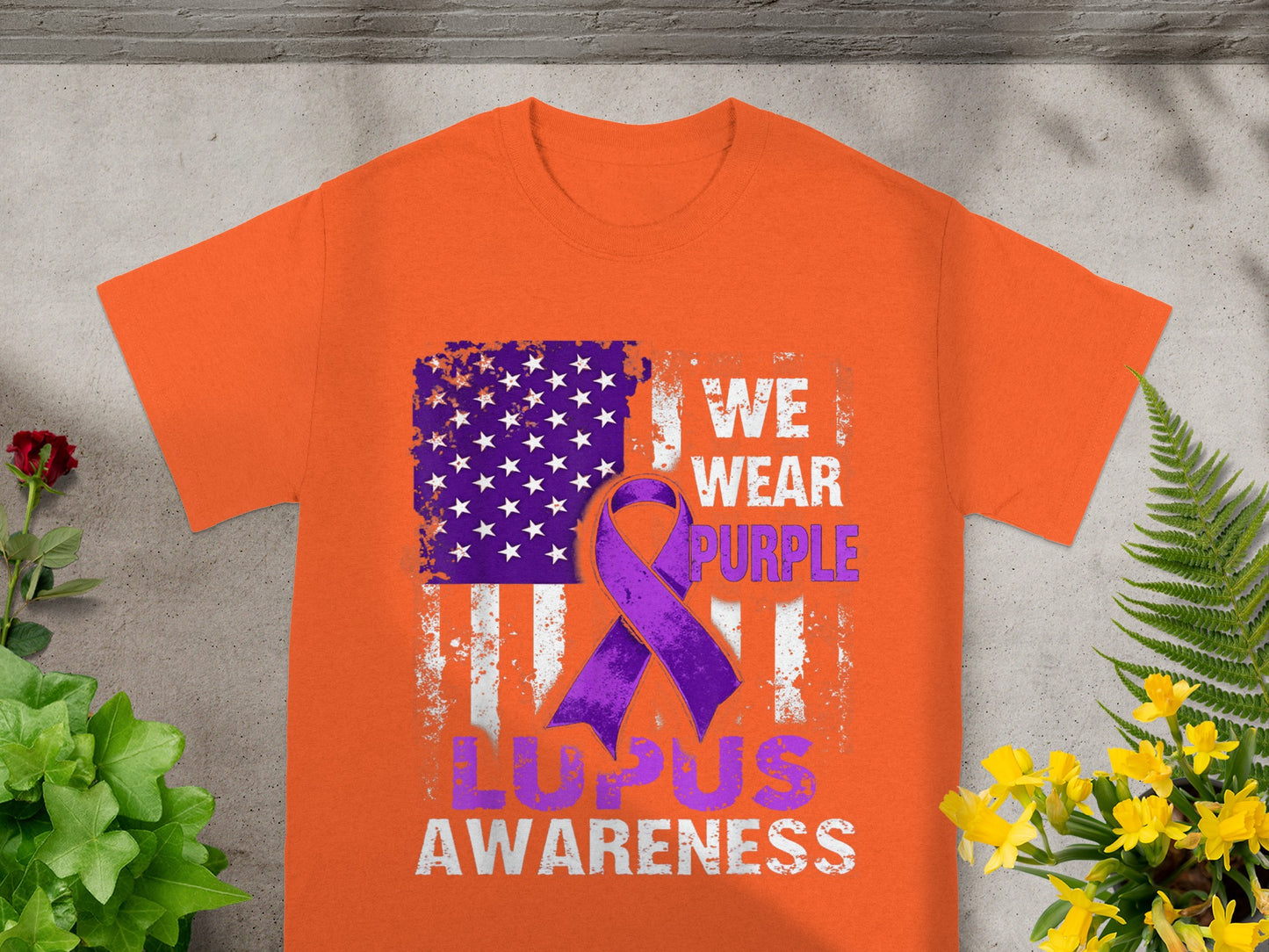 We Wear Purple Lupus Awareness T-shirt