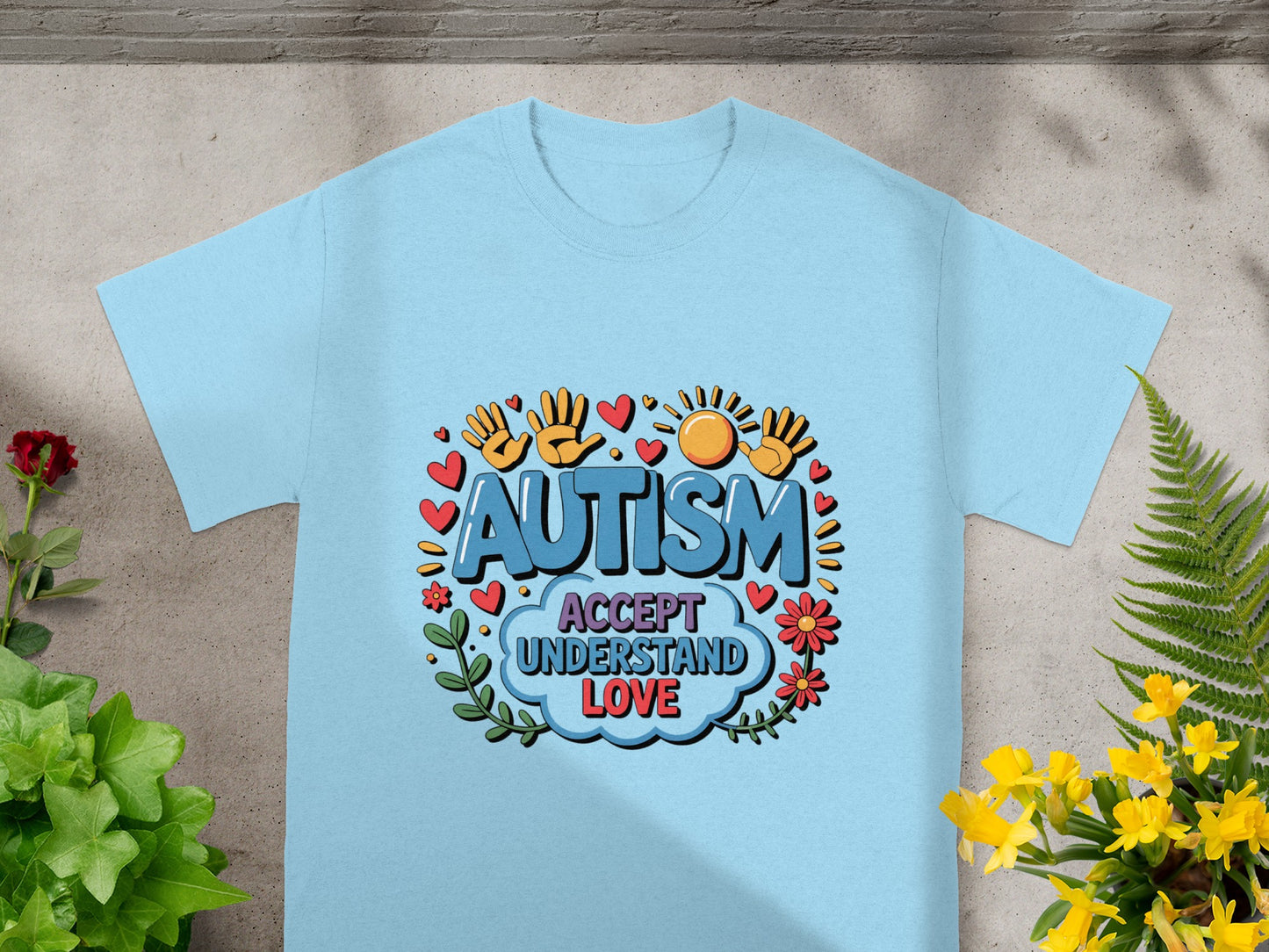 Autism Accept Understand Love Graphic Tee