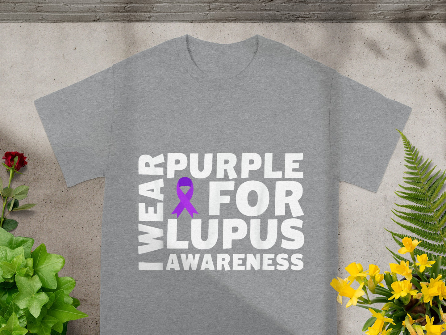 I Wear Purple For Lupus Awareness T-Shirt Product