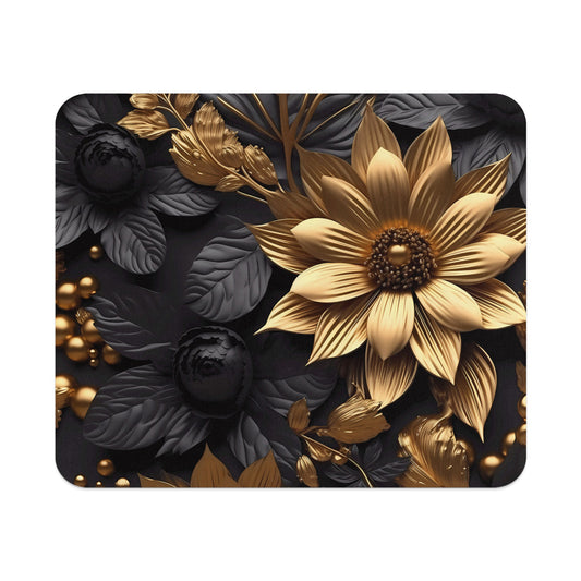Elegant Black and Gold Floral Pattern product