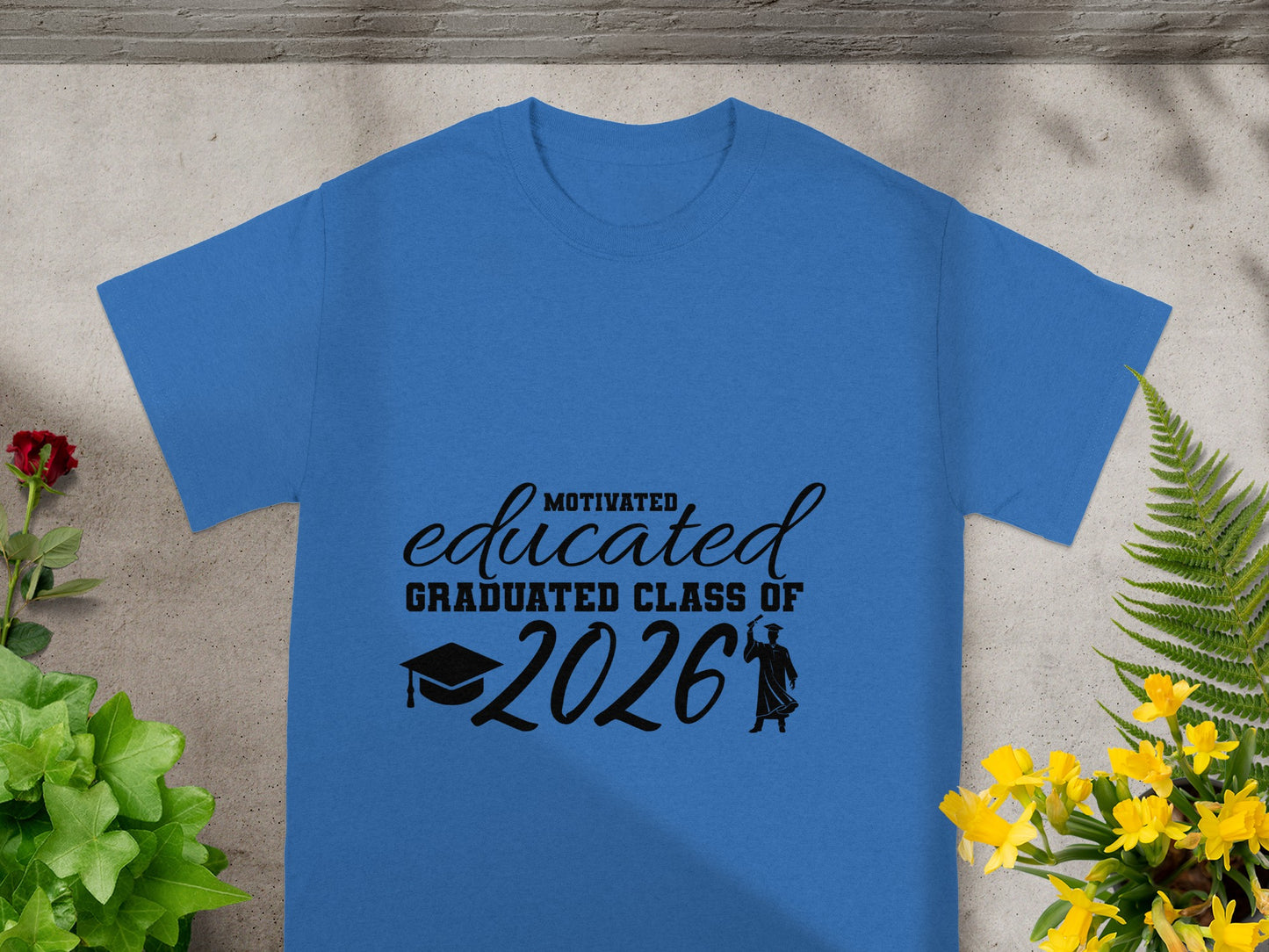 Motivated Educated Graduated Class of 2026 T-shirt