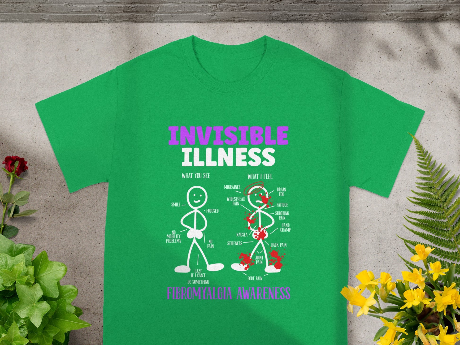 Invisible Illness Fibromyalgia Awareness Shirt