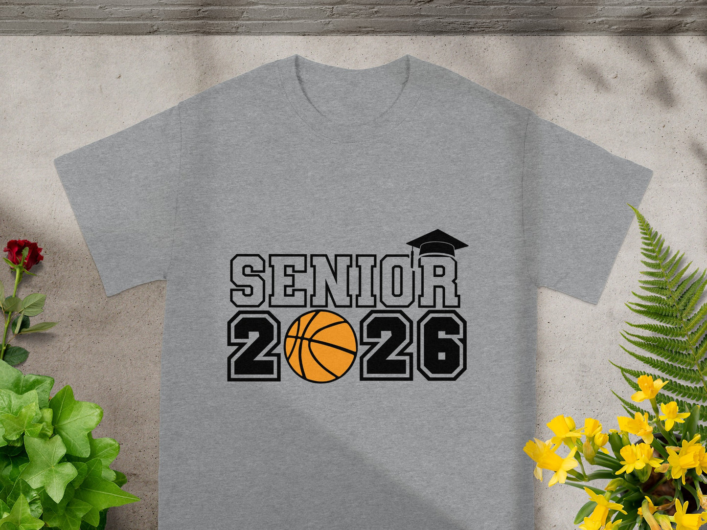 Senior 2026 Basketball Graduation T-Shirt Product