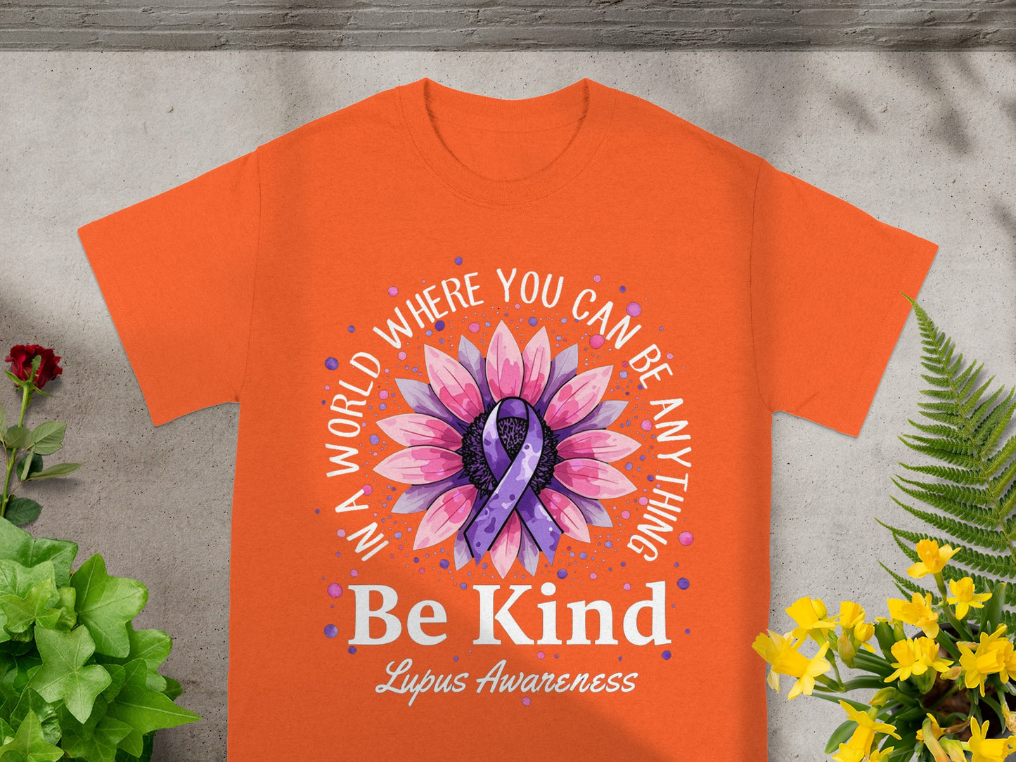 In A World Be Anything Be Kind Lupus Awareness Shirt