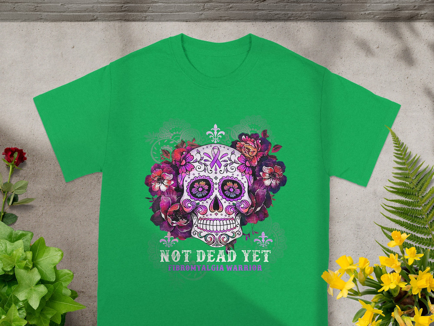 Not Dead Yet Fibromyalgia Warrior Graphic T-Shirt