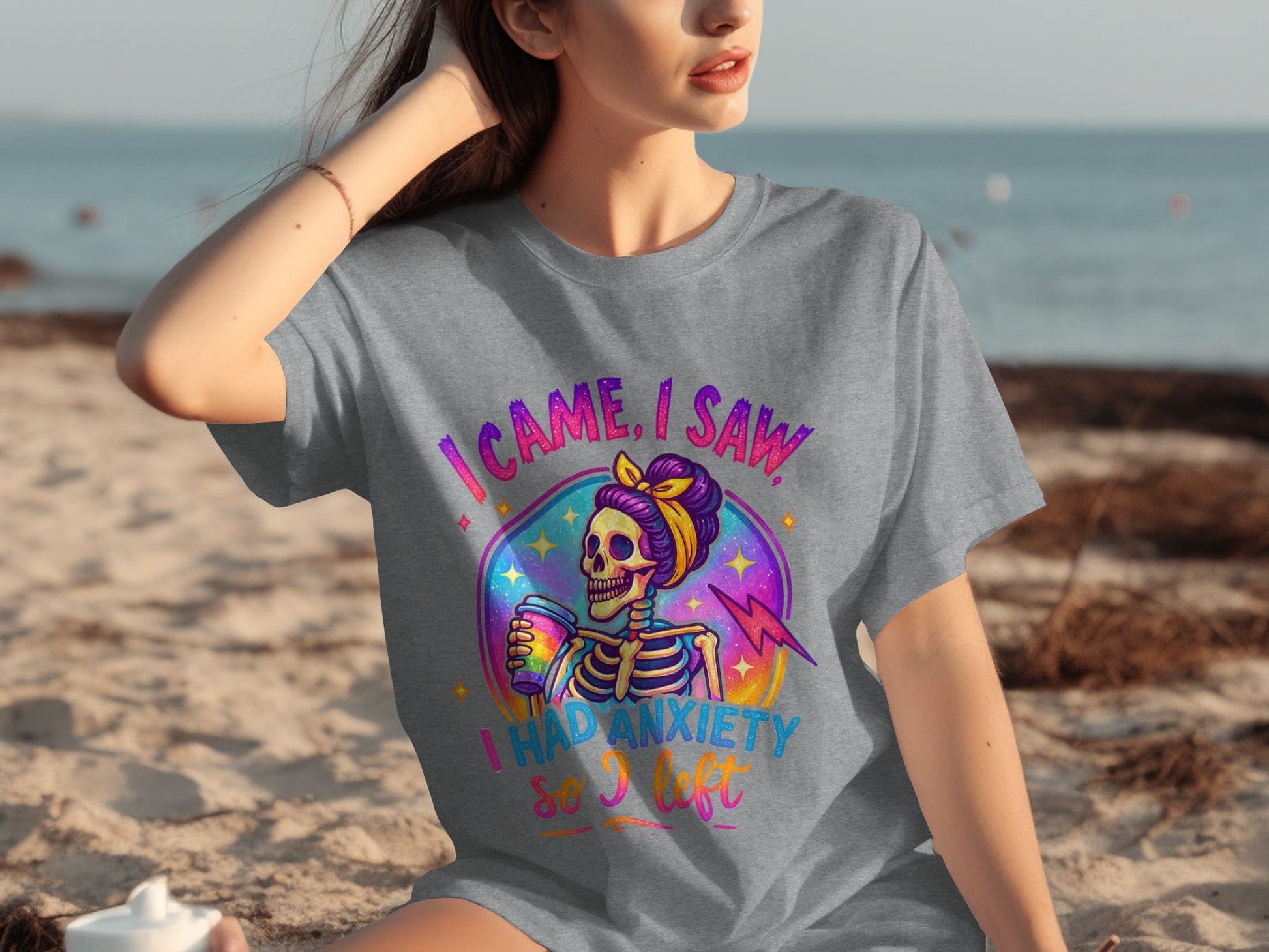 I Came I Saw I Had Anxiety So I Left T-shirt