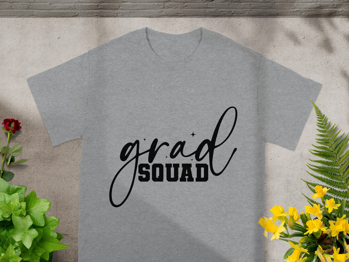 Grad Squad Graphic Statement Tee Shirt