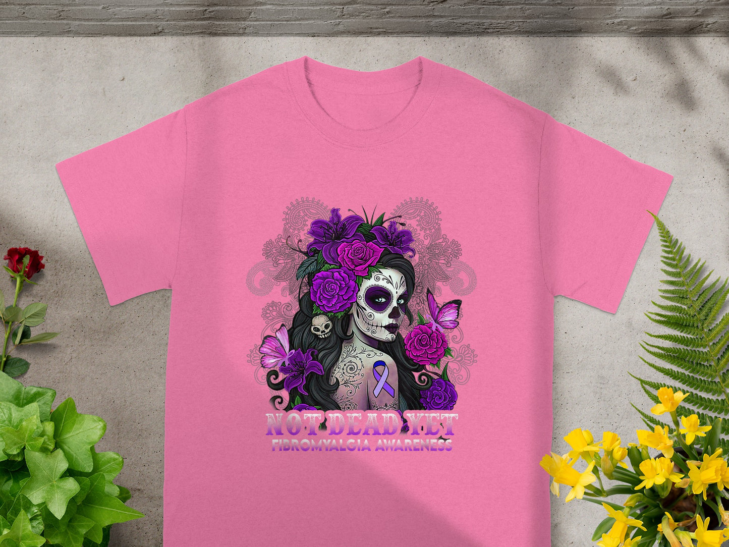 Not Dead Yet Fibromyalgia Awareness T-shirt