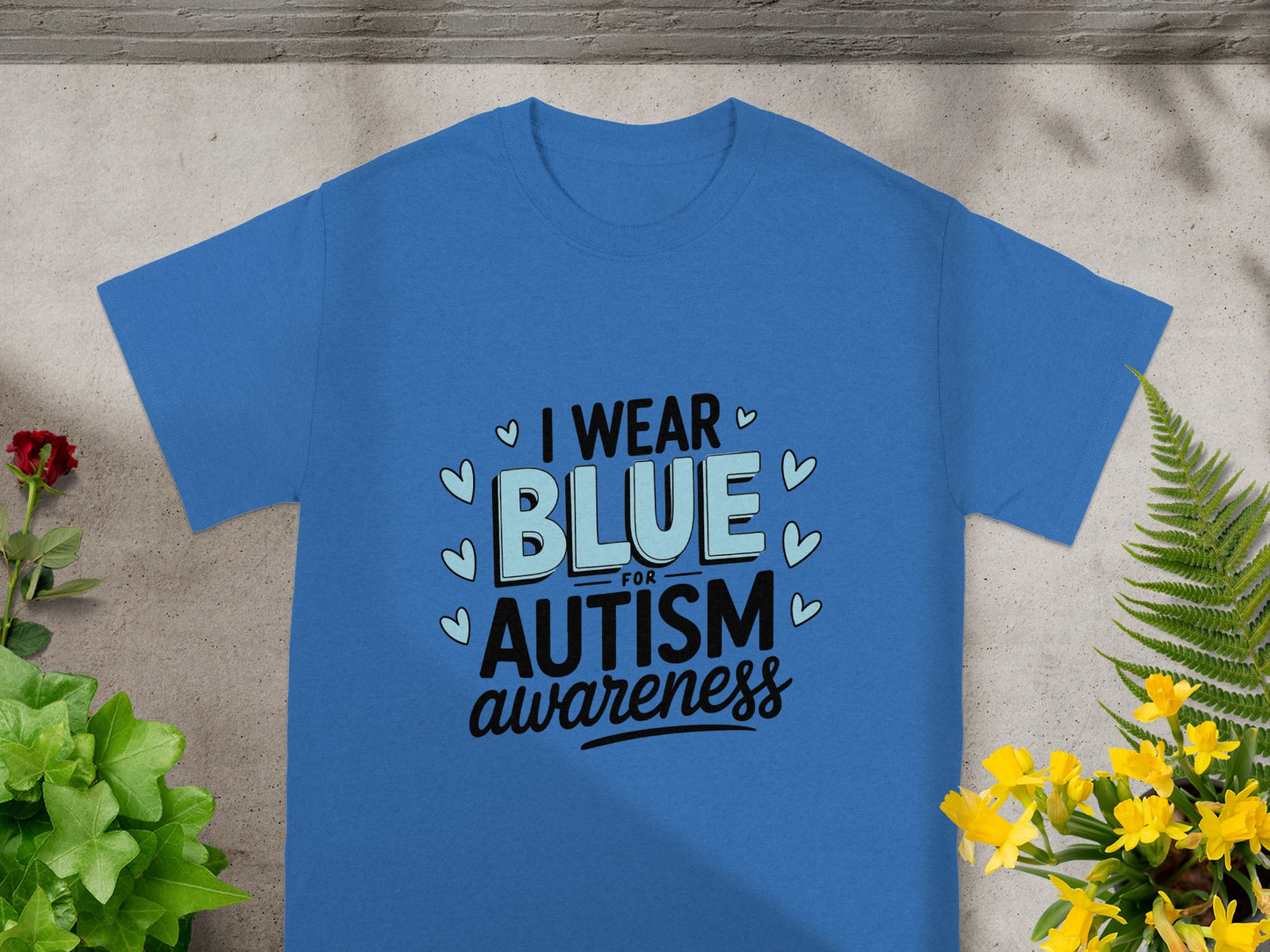 I Wear Blue for Autism Awareness T-shirt