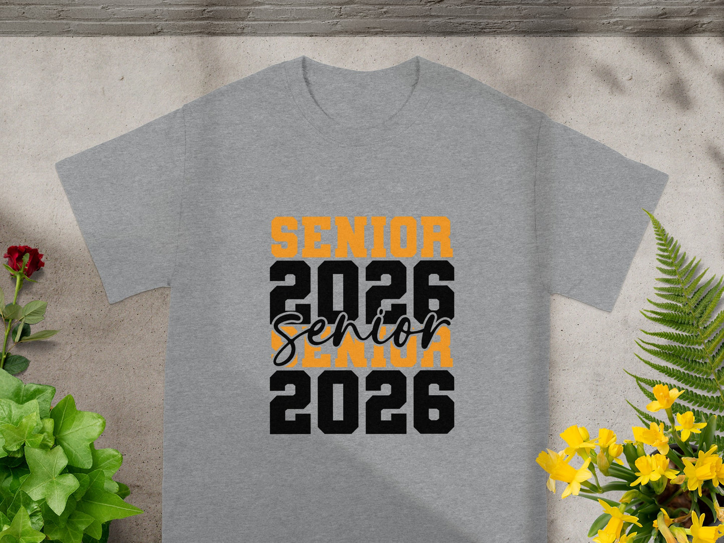 Senior 2026 Bold Design Shirt for Graduating Class
