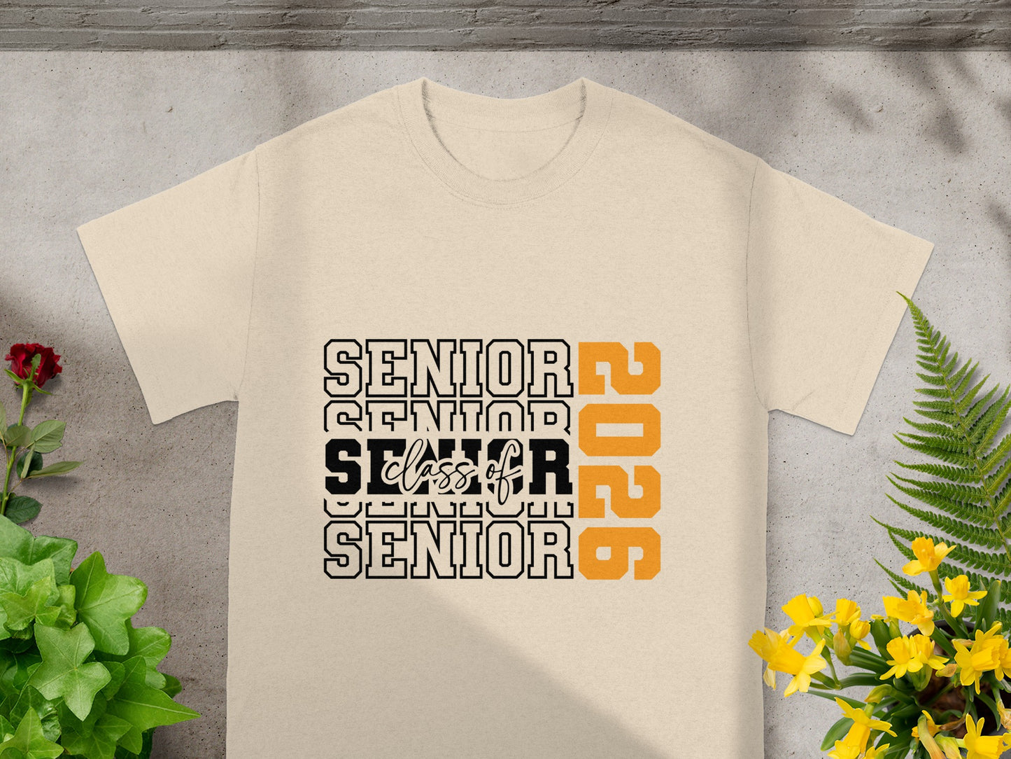 Class of 2026 Senior T-Shirt for School Graduates