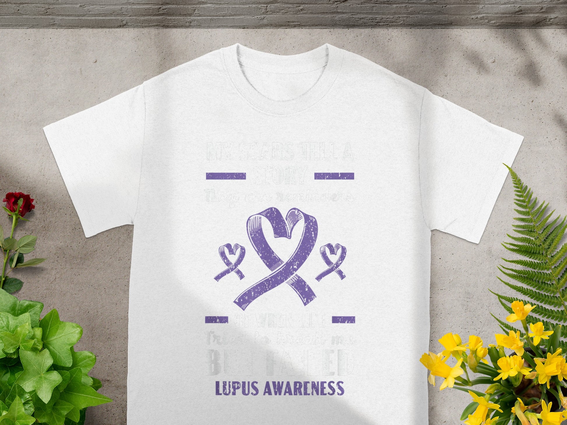 My Scars Tell A Story Lupus Awareness T-shirt
