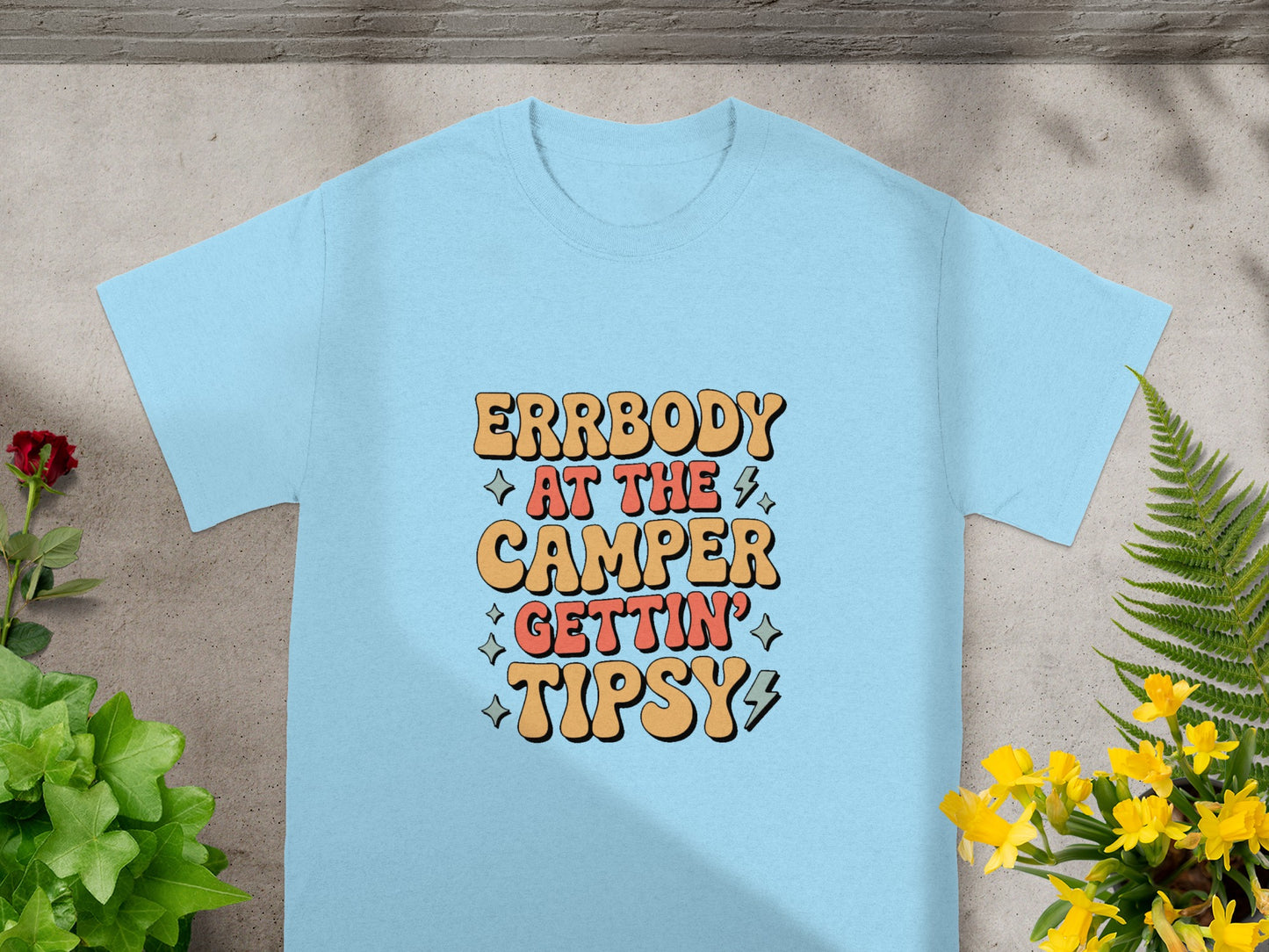 Errbody At The Camper Gettin' Tipsy Graphic Tee