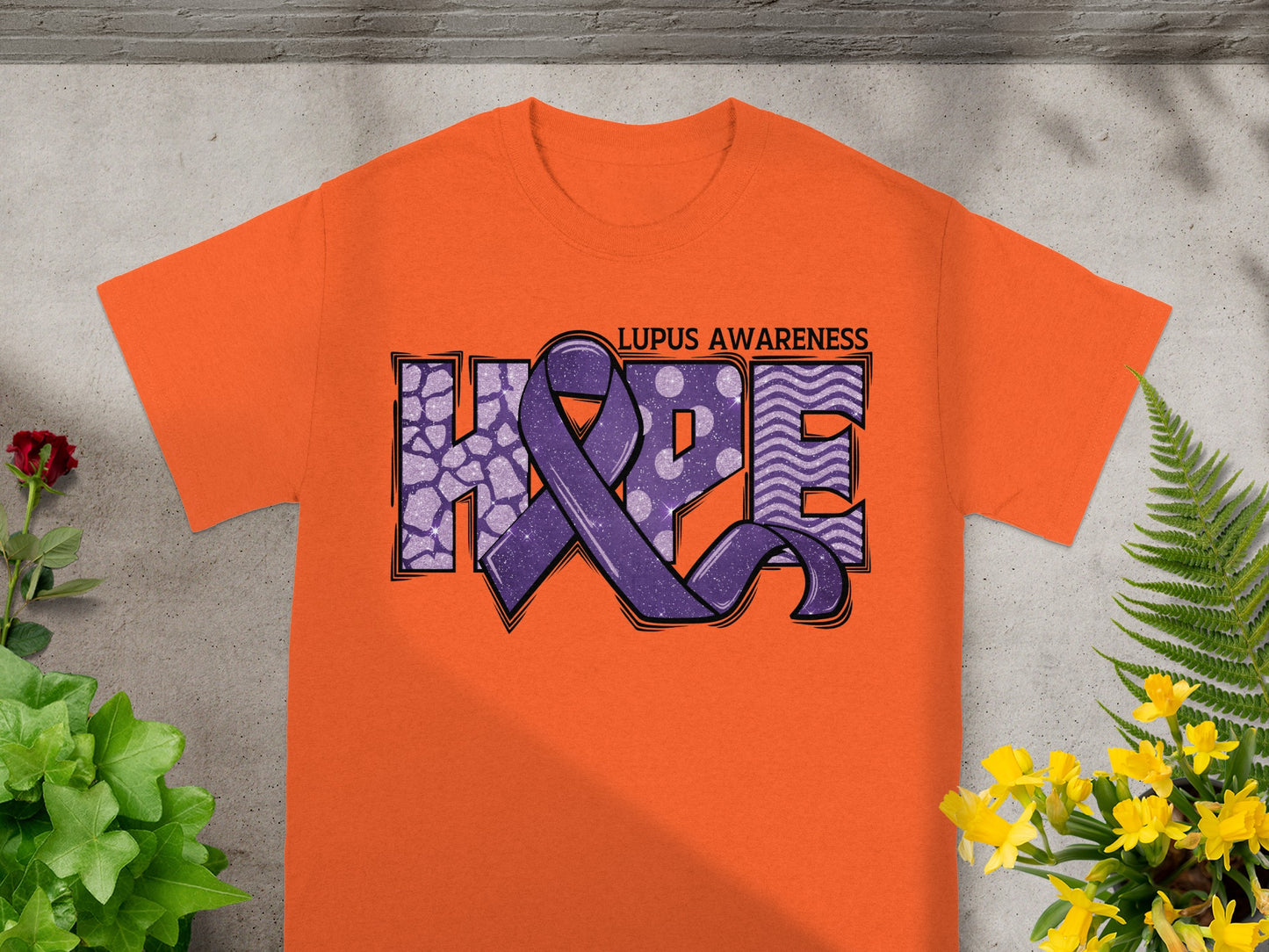 Lupus Awareness Hope Graphic T-Shirt