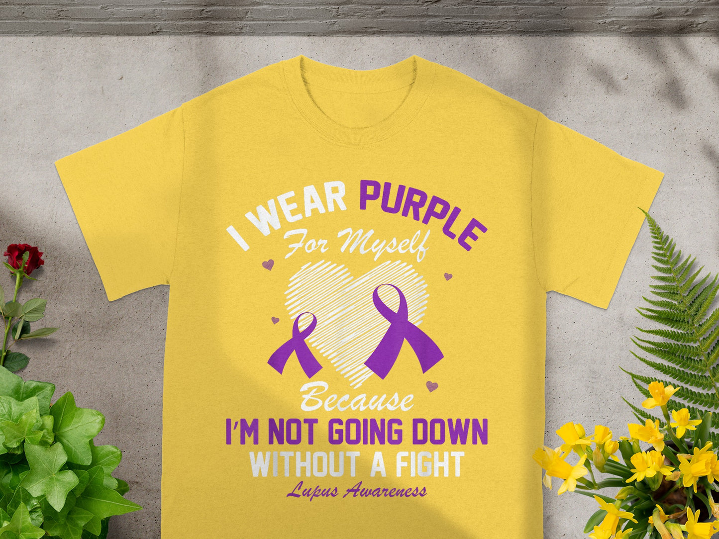 I Wear Purple For Myself Lupus Awareness T-Shirt