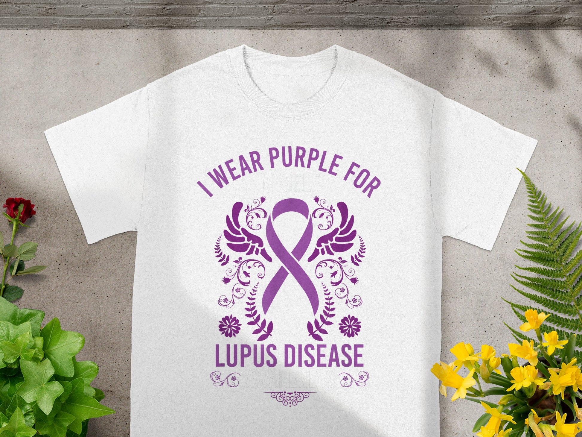 I Wear Purple For Lupus Disease Awareness T-shirt
