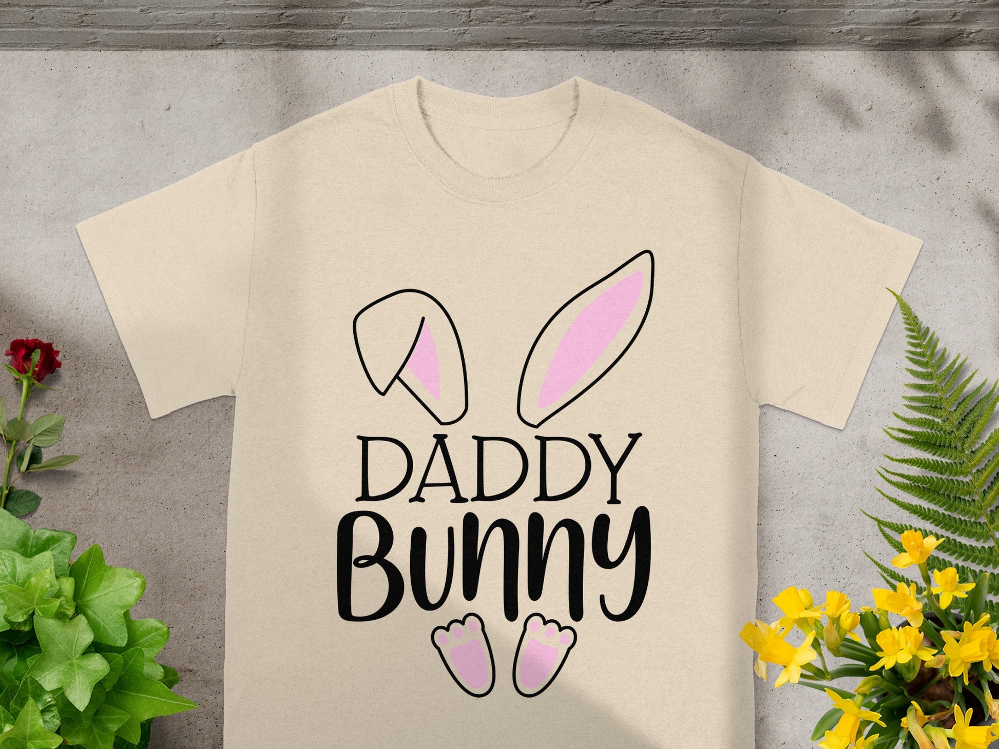 Daddy Bunny Easter t-shirt with bunny ears design