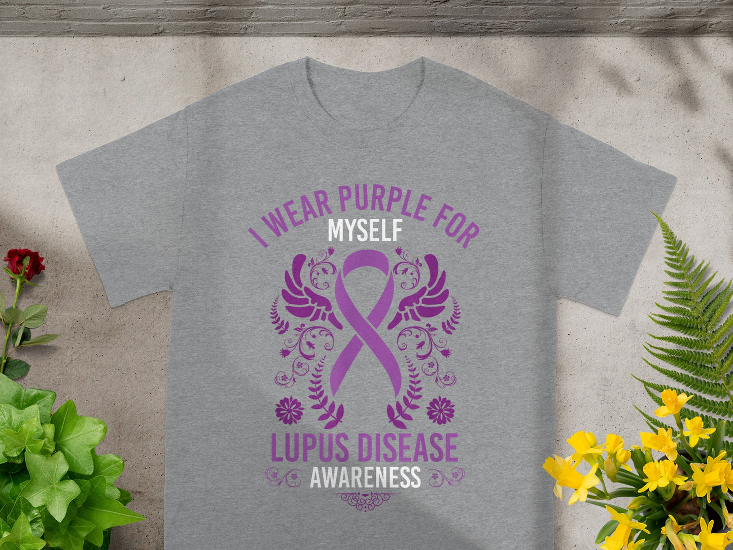 I Wear Purple for Myself Lupus Disease Awareness Shirt