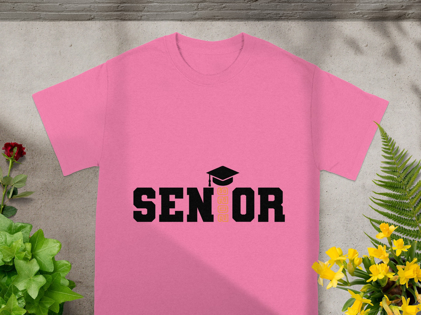 Senior 2023 Graduation Pink T-Shirt for Celebration