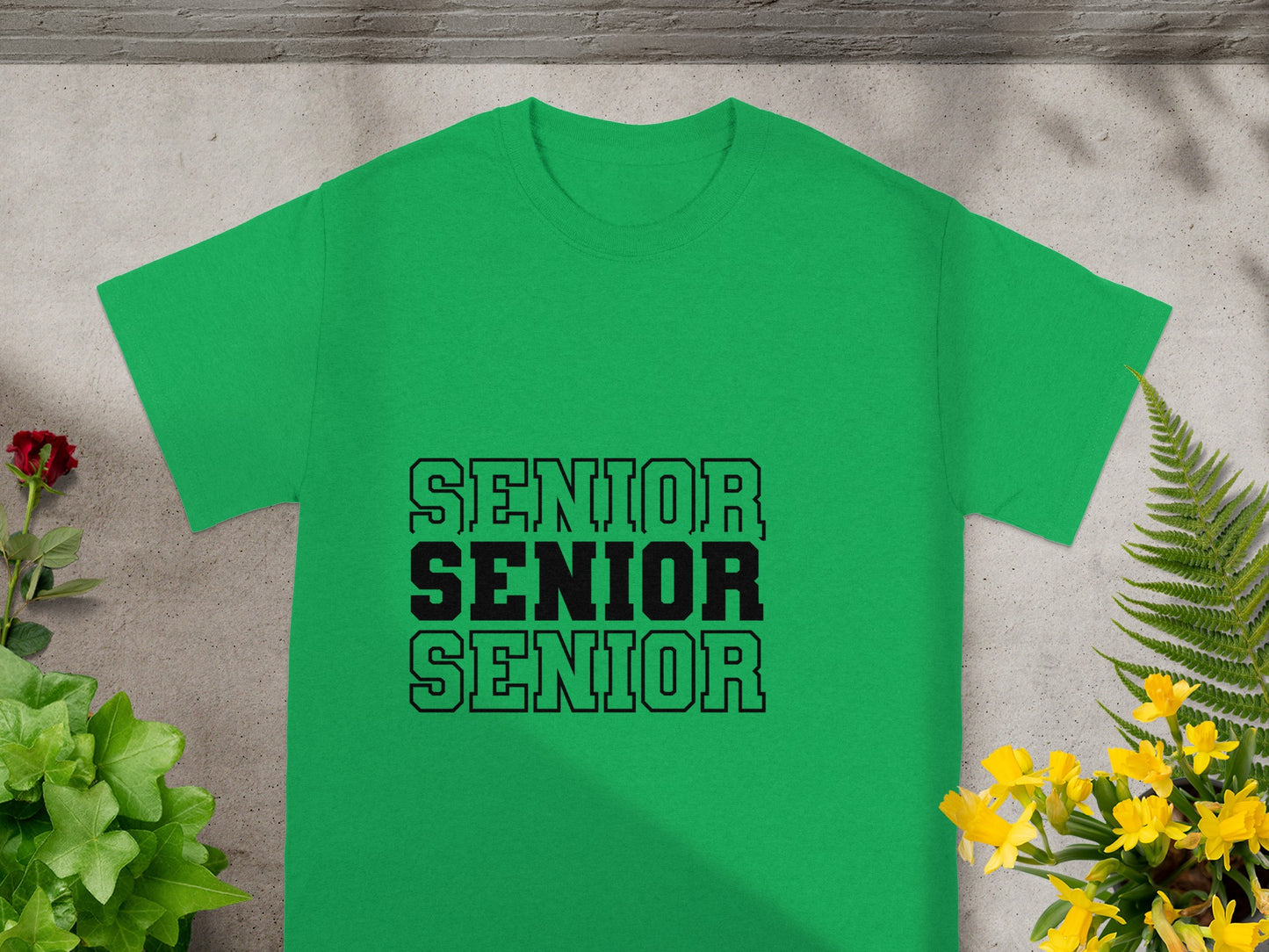 Senior Senior Senior Graphic Tee Shirt for Graduates