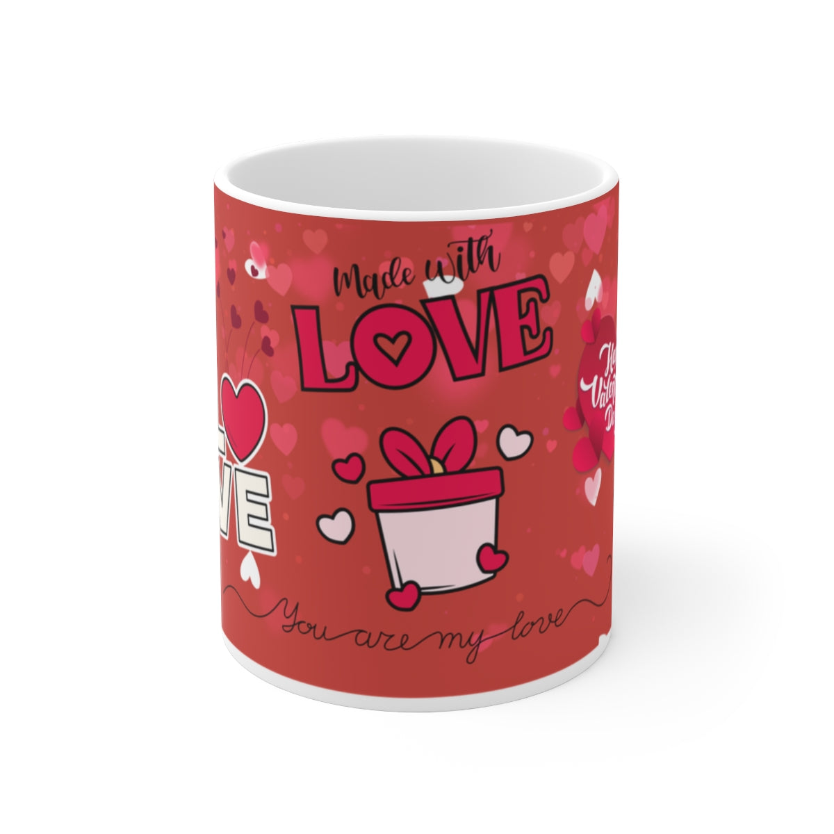Made With Love Valentine's Day Gift Mug Product