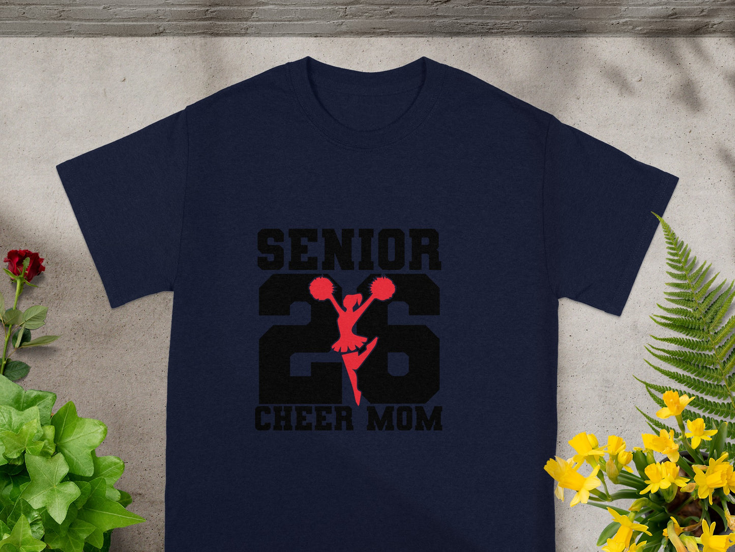 Senior 26 Cheer Mom T-Shirt Cheerleading Gift