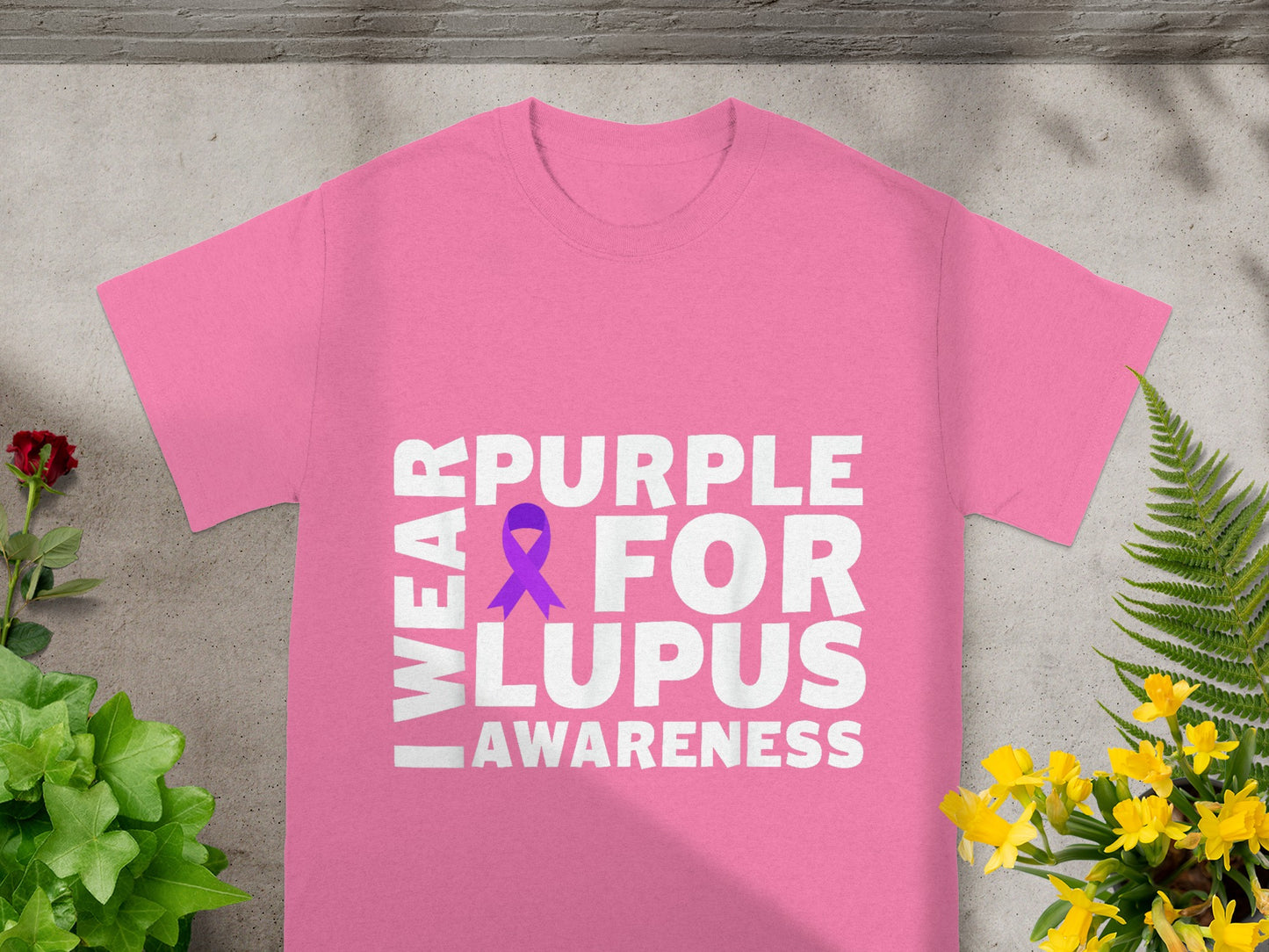 I Wear Purple for Lupus Awareness T-shirt