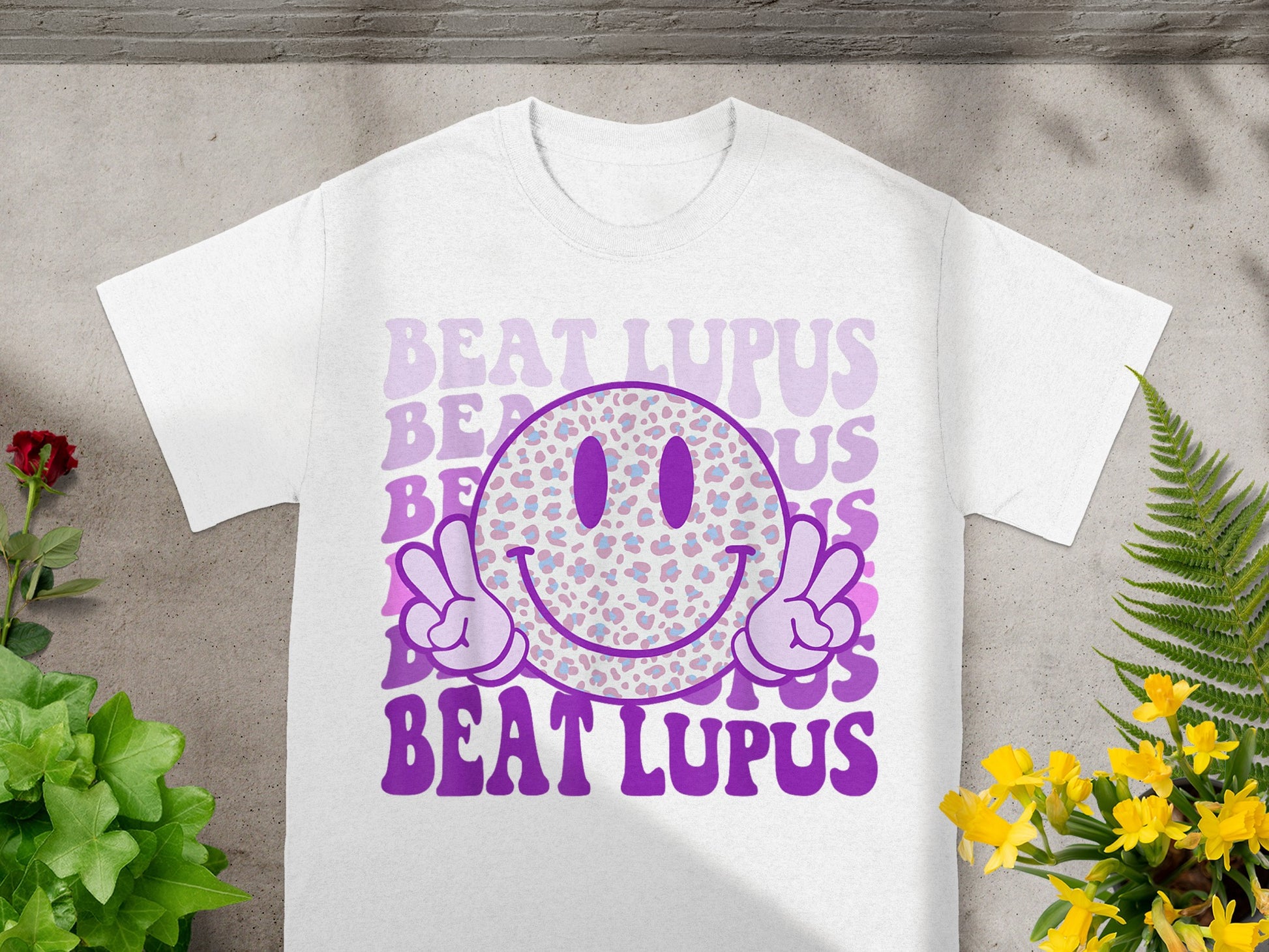 Beat Lupus Smile Design Graphic Tee