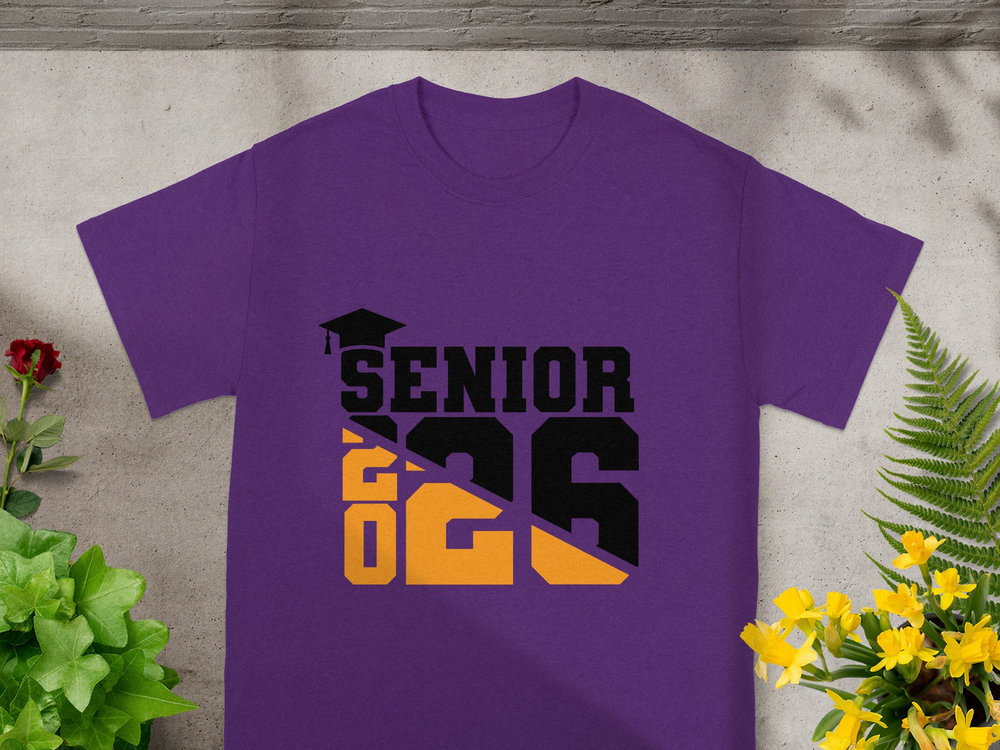 Senior 2026 Purple High School Graduation Shirt
