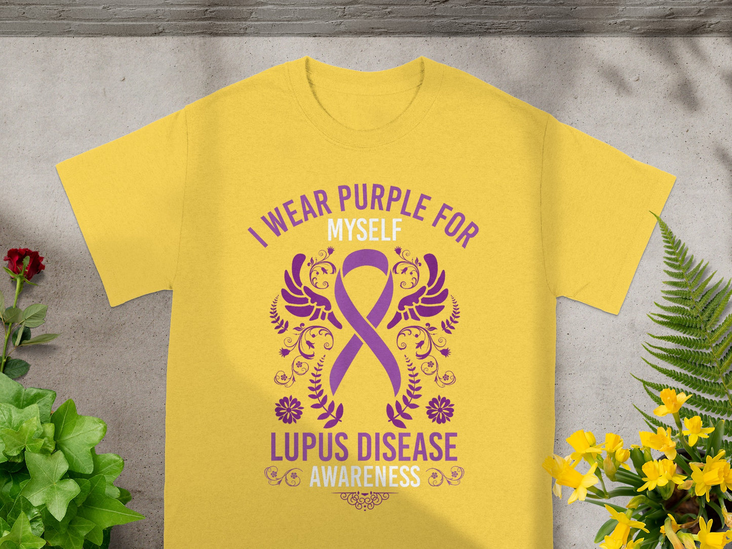 I Wear Purple for Myself Lupus Disease Awareness Shirt