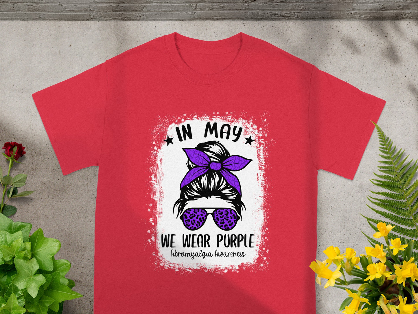In May We Wear Purple Fibromyalgia Awareness Shirt