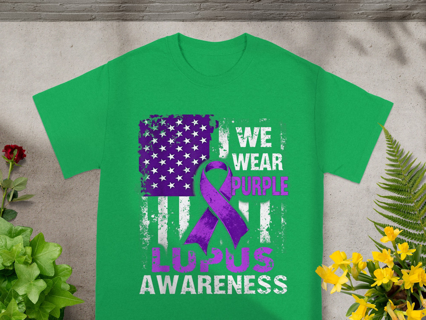 We Wear Purple Lupus Awareness T-shirt
