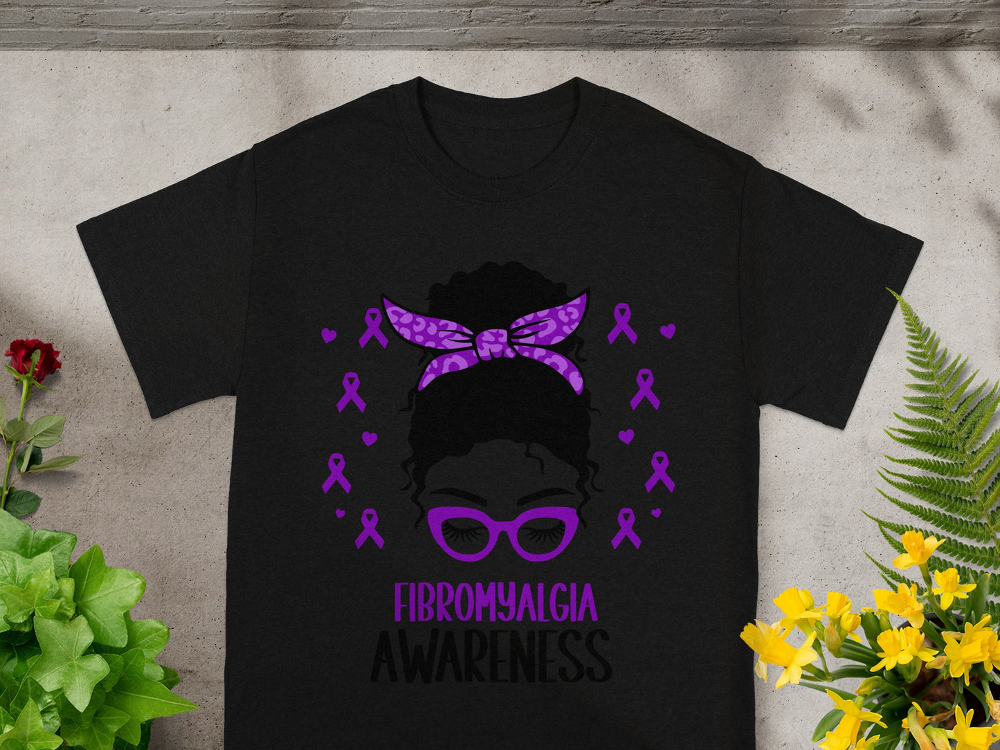 Fibromyalgia Awareness Graphic Print Shirt Product