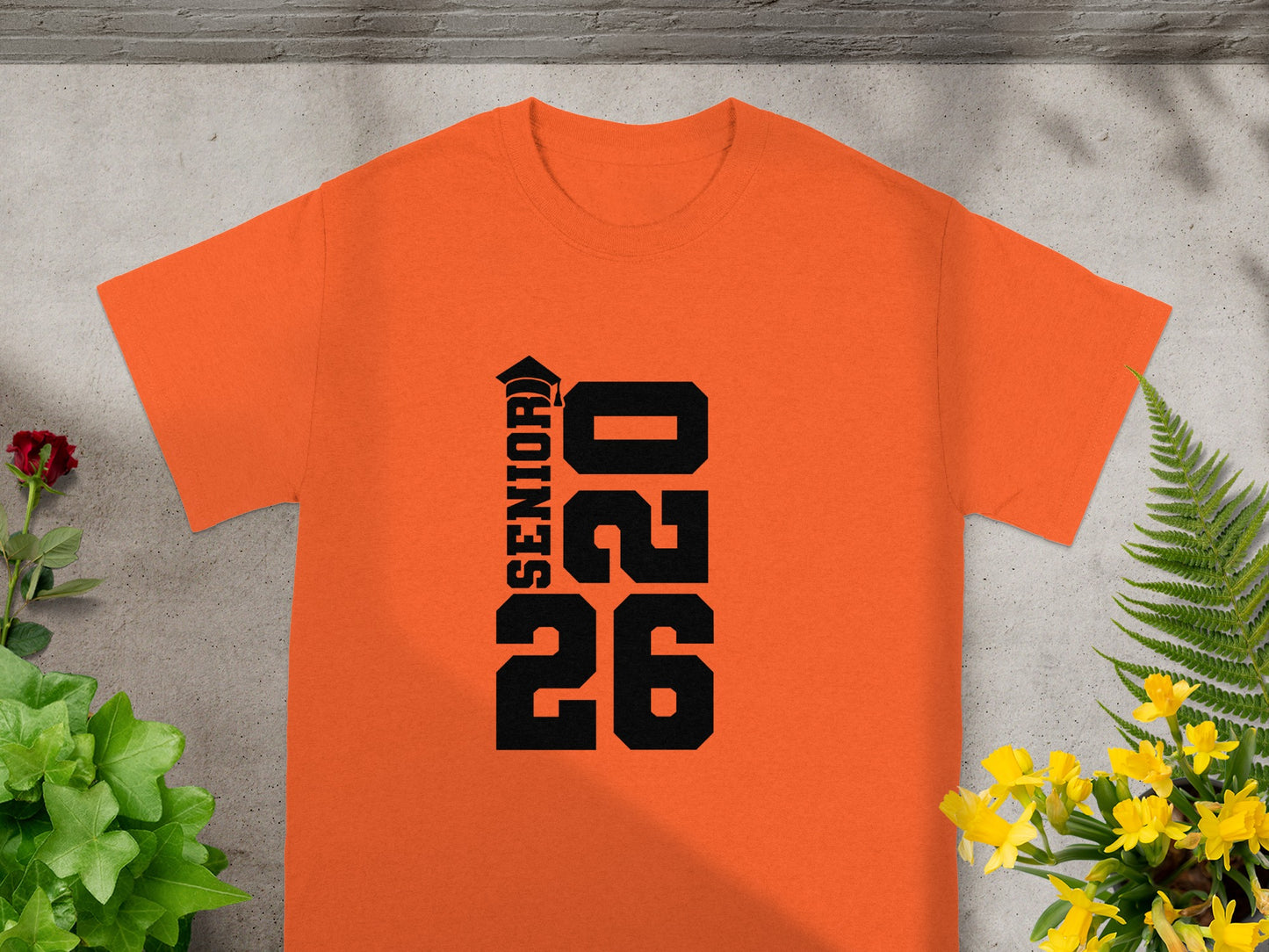 Senior 2026 Graduation Year Orange T-Shirt