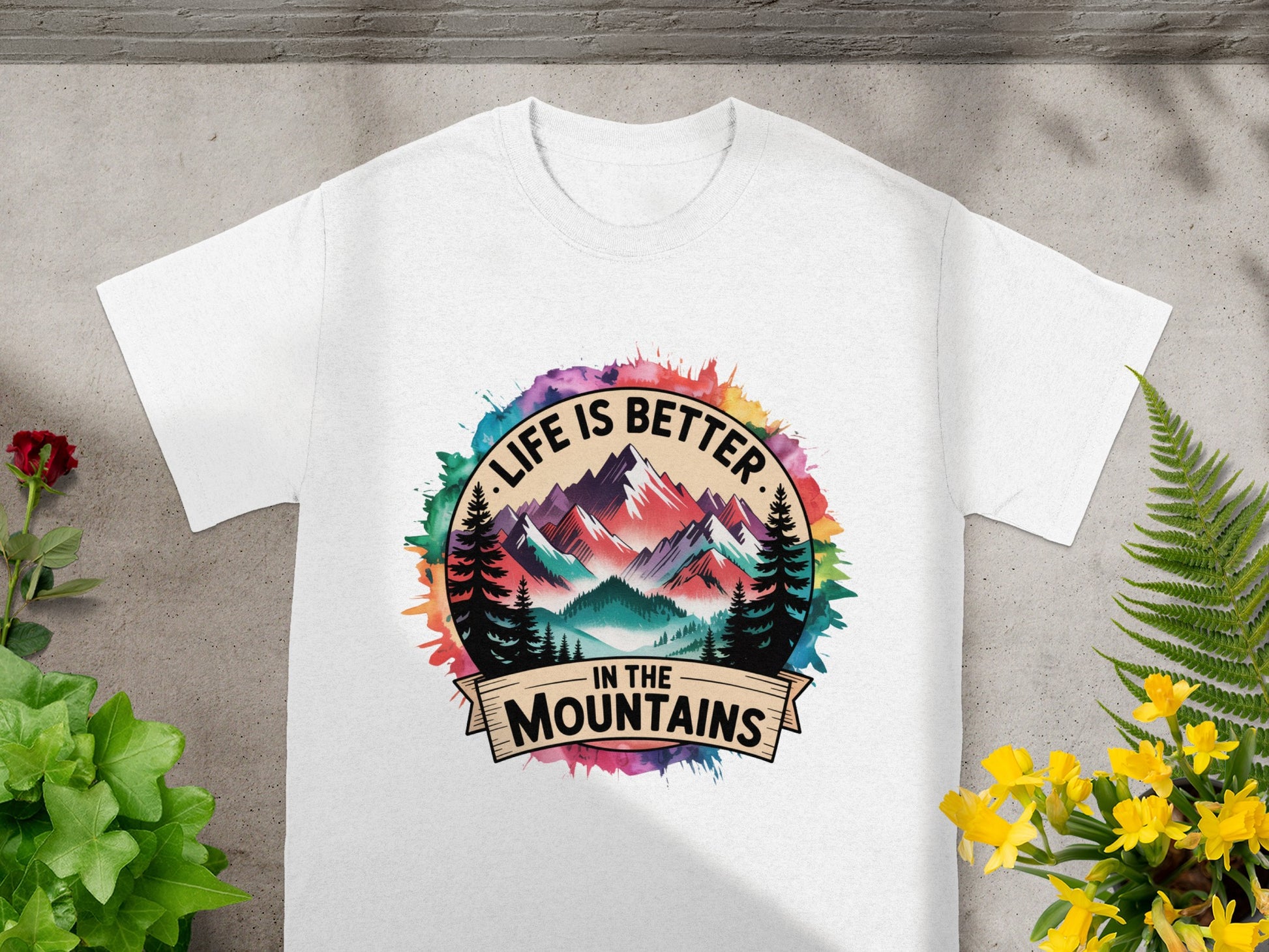 Life Is Better In The Mountains Graphic T-Shirt
